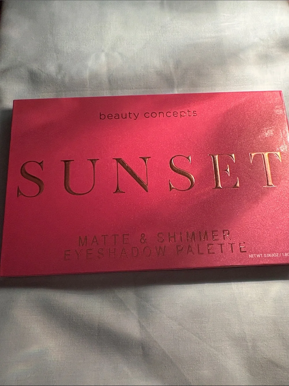 Beauty Concepts Sunset Matte/Shimmer Palette new